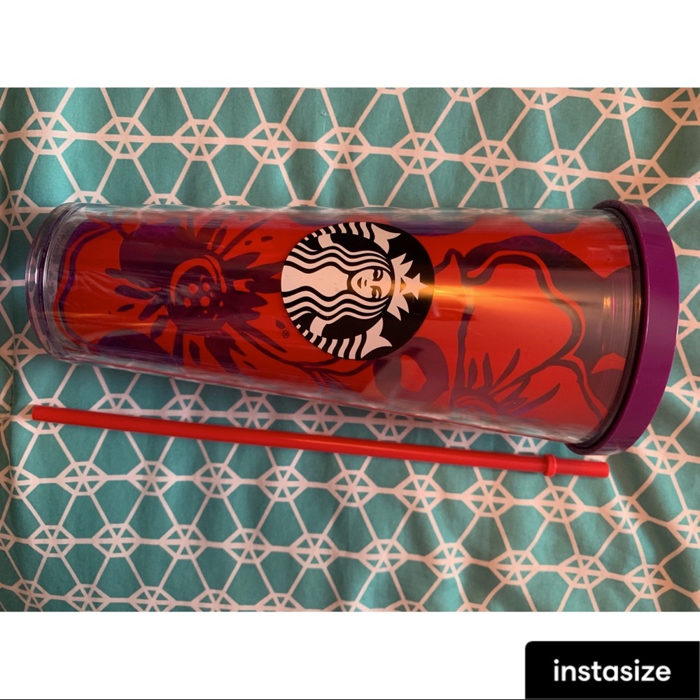 Like Perfect!! Vintage Floral Starbucks Tumbler ⭐️Lowest I’ll Go .. price shown